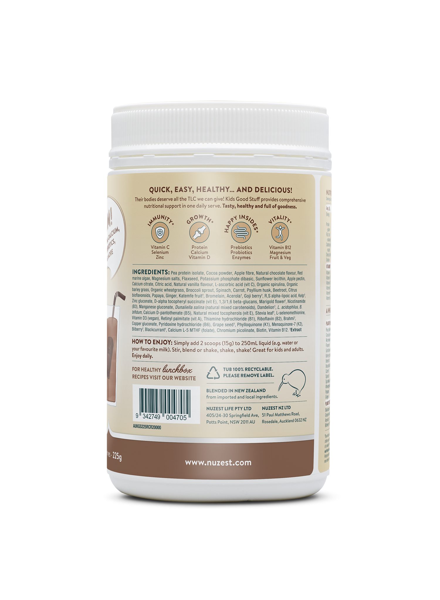 Nuzest Kids Good Stuff, Multinutrient Smoothie Mix