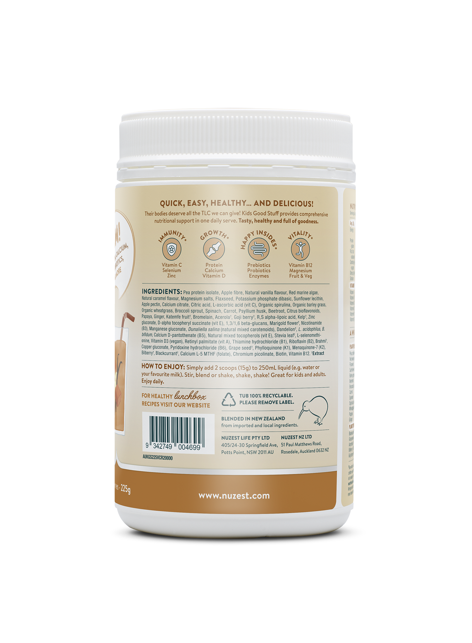 Nuzest Kids Good Stuff, Multinutrient Smoothie Mix
